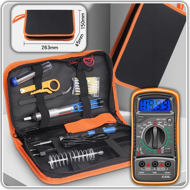 LUTOWNICA PRECYZYJNA KOLBOWA Z REGULACJĄ TEMPERATURY ZESTAW + MIERNIK