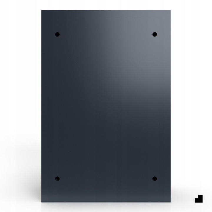 SKRZYNKA NA LISTY Z NUMEREM DOMU | POCZTOWA | A4 | ANTRACYT RAL7016 |