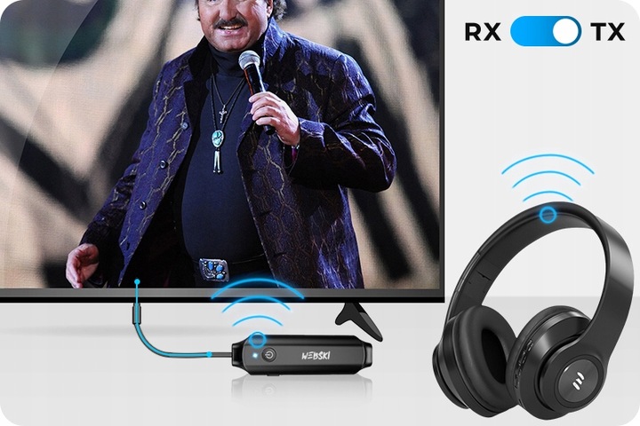 NADAJNIK ODBIORNIK TRANSMITER BLUETOTH DO GŁOŚNIKA