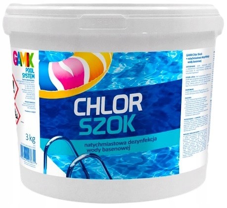 GAMIX CHEMIA BASENOWA do BASENU CHLOR SZOK 3kg