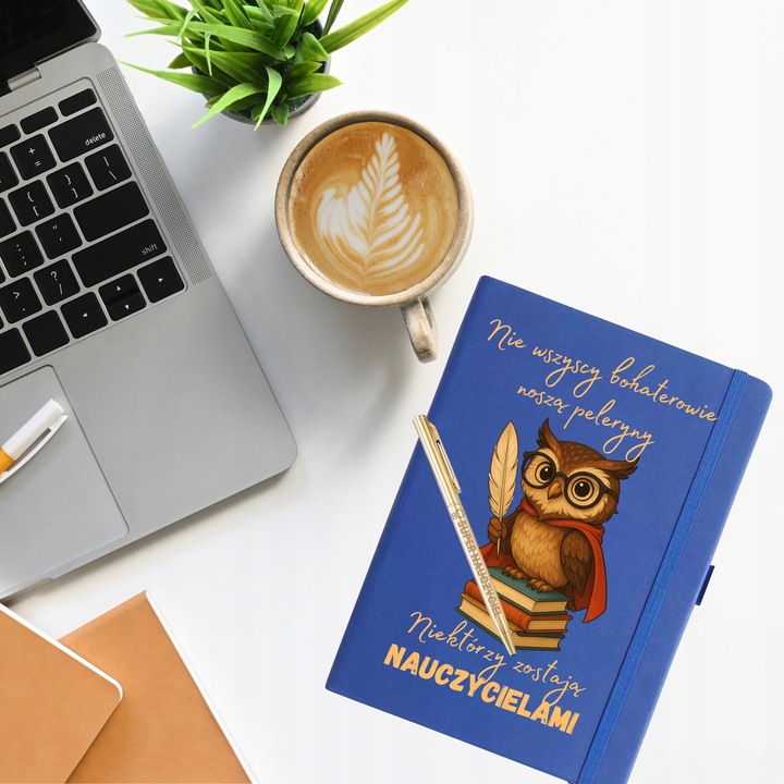 PREZENT DLA NA DZIEŃ NAUCZYCIELA ZESTAW NOTES DŁUGOPIS GRAWER
