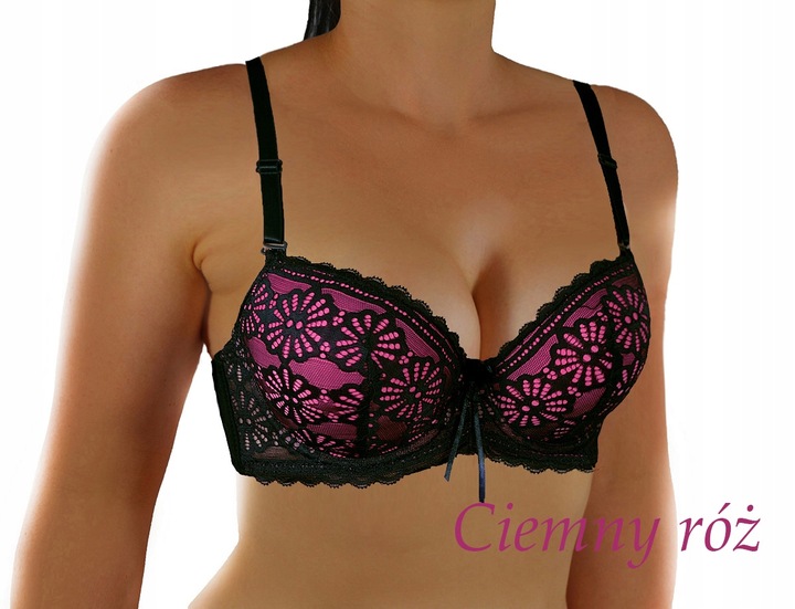 Koronkowy exclusive MAX PUSH UP B 75 Kolory