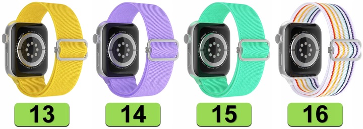 PASEK DO APPLE WATCH 2 3 4 5 6 7 8 9 10 SE 42MM 44MM 45MM 46MM 49MM 32 KOLR