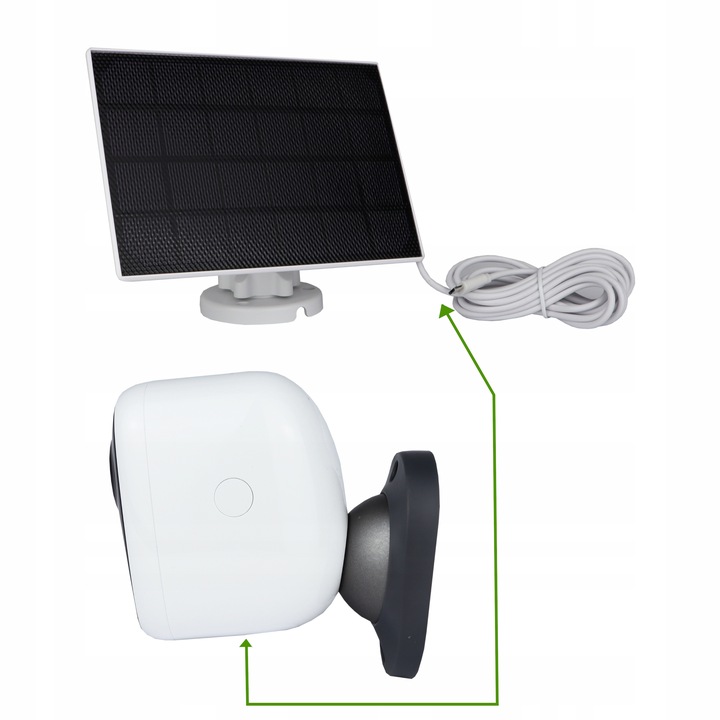 KAMERA NA BATERIE BEZPRZEWODOWA AUDIO IP WIFI 3MPX DWUSTRONNE AUDIO SLOT SD