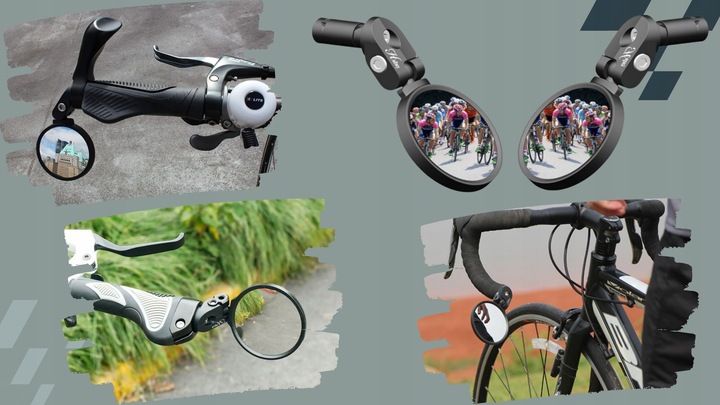 Lusterko rowerowe roweru wsteczne lewe prawe 360 lekkie dobra widoczność