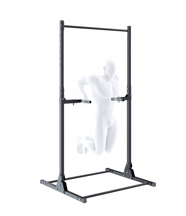 Drążek stacjonarny + poręcz dip do podciągania S4