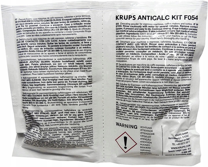 Krups AntiCalc Kit F054 odkamieniacz do ekspresu