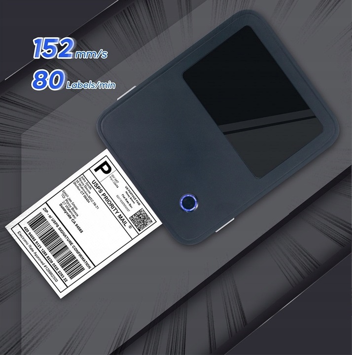 XPRINTER Drukarka etykiet termicznych kurierskich USB WIFI LAN + ETYKIETY