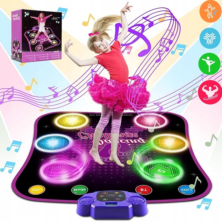 MUZYCZNA TAŃCA MATA DZIECIĘCA MATA DO TAŃCA BLUETOOTH DLA DZIECI imprezowe