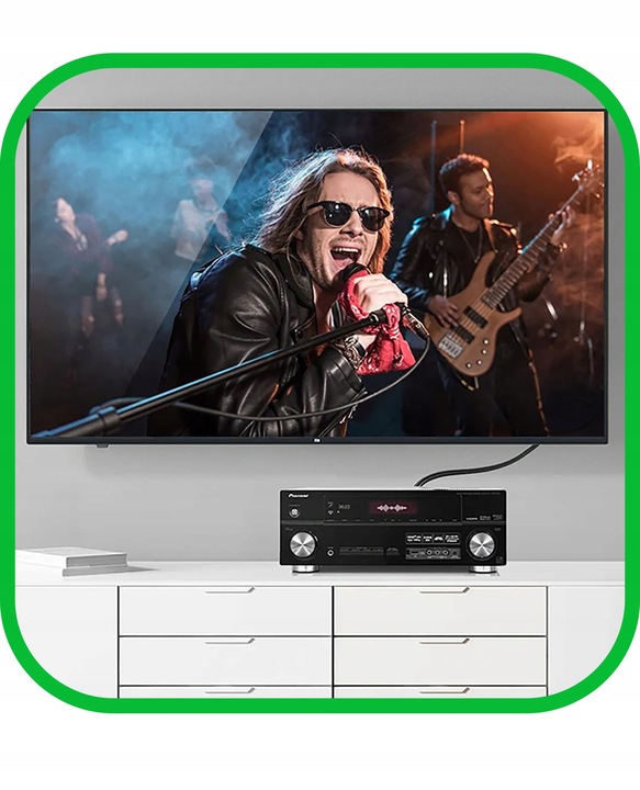 Kabel Przewód Audio JACK 3,5 mm 2x RCA Chinch STEREO 5M HQ Pozłacany