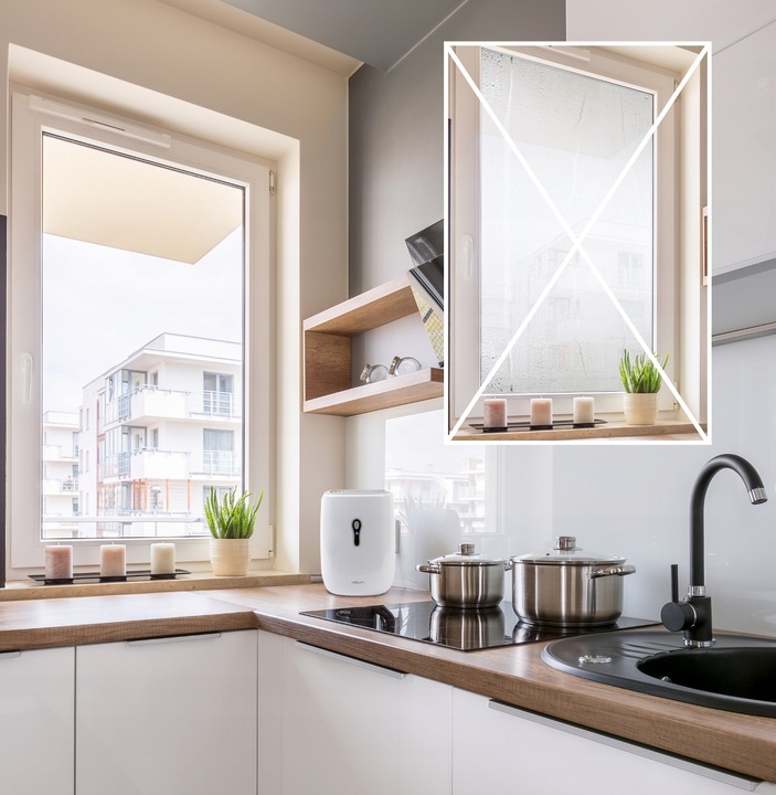 Osuszacz powietrza pochłaniacz wilgoci HEVA DUX cichy wydajny duży