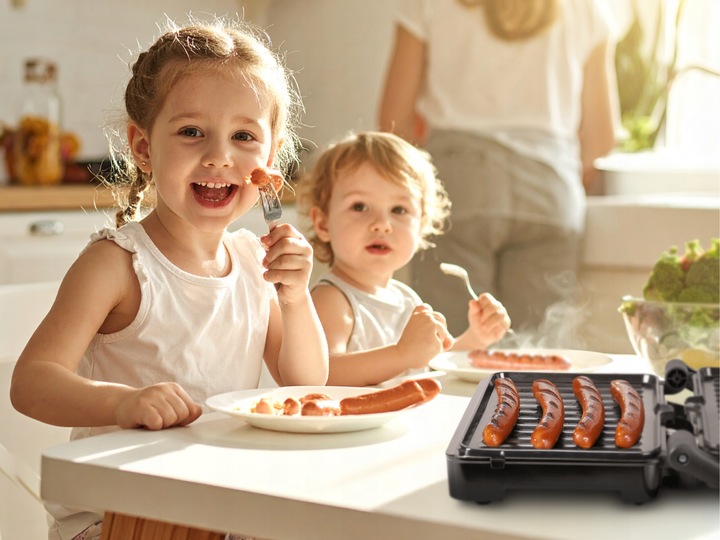 Grill elektryczny opiekacz do kanapek pannini rozkładany GK110 Eldom