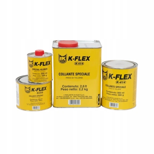 KLEJ 0,25 L DO OTULIN I IZOLACJI KAUCZUKOWYCH K-414 K-FLEX