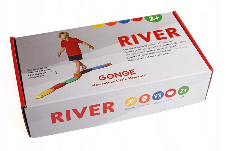 Tor animacyjny sensoryczna ścieżka do ćwiczeń Gonge kolorowa rzeka