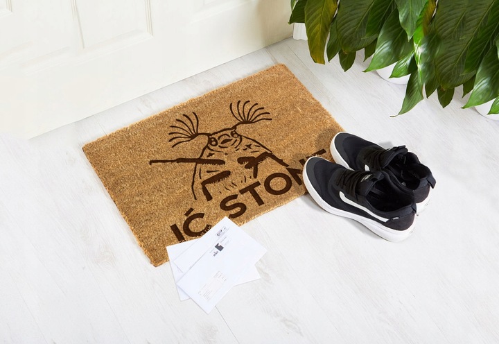 WYCIERACZKA POD DRZWI "IĆ STONT" 40x60cm