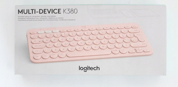 KLAWIATURA BEZPRZEWODOWA LOGITECH K380 ROSE BLUETOOTH