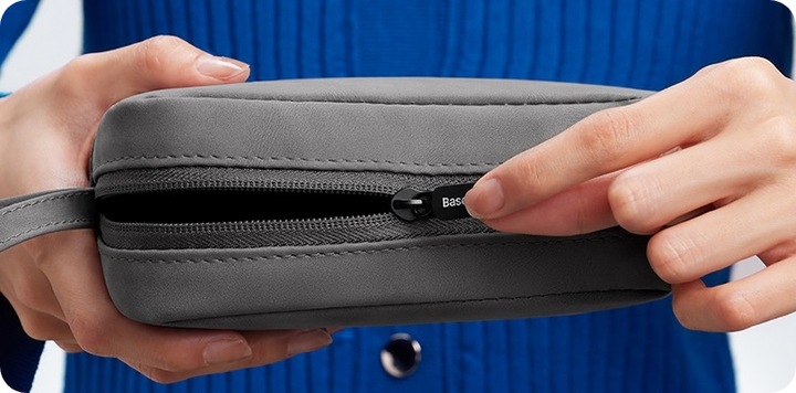 BASEUS SASZETKA TORBA ETUI ORGANIZER PODRÓŻNY WODOODPORNY ELEKTRONIKĘ