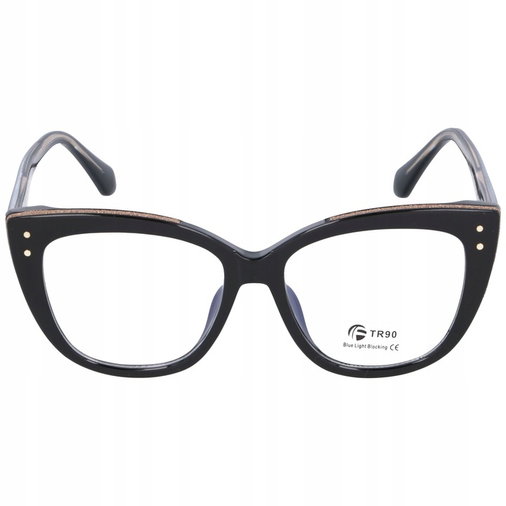Okulary damskie zerówki do komputera Bluelight filtr