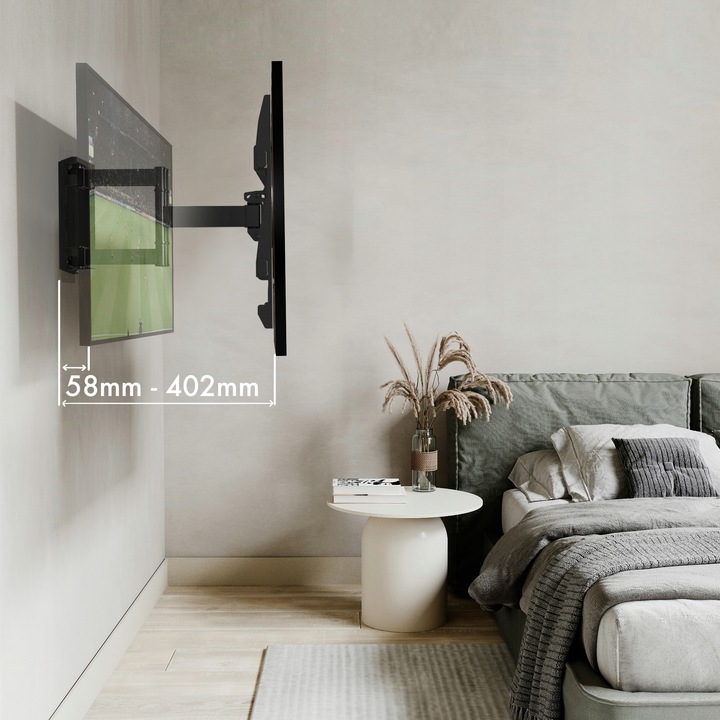 EXTRA MOCNY OBROTOWY UCHWYT DO TELEWIZORA WIESZAK TV 32-85 CALI UNIWERSALNY