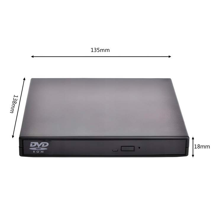 NAPĘD CD-R/DVD-ROM/RW ZEWNĘTRZNY USB NAGRYWARKA