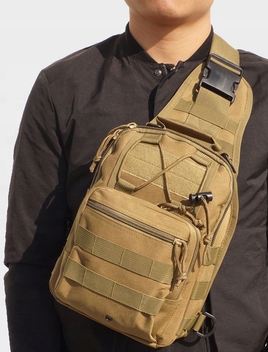 Plecak WOJSKOWY TAKTYCZNY Miejski Do Pracy Wycieczki Torba na Jedno Ramię