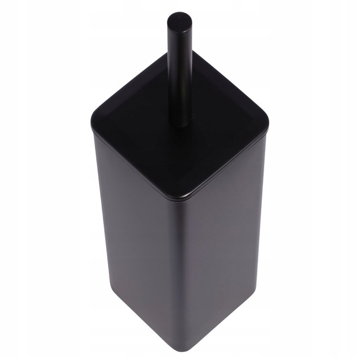 Szczotka do WC toalety łazienki czarna zamknieta loft łazienkowa toaletowa