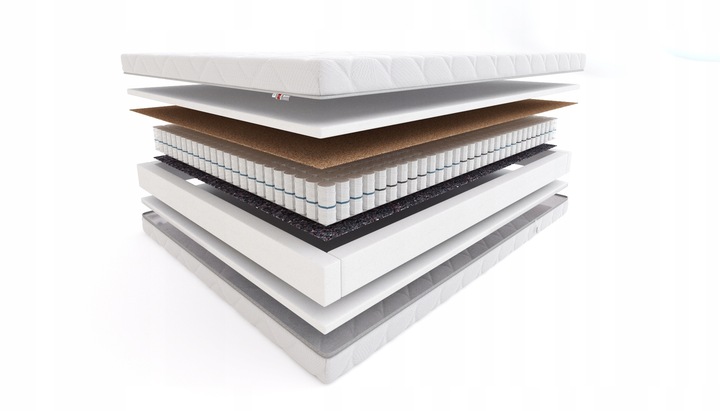Materac FLAMENCO Hilding 180x200 cm Multipocket Sprężynowy New Tencel