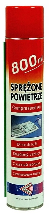 sprężone powietrze 800ml MICRO-CHIP