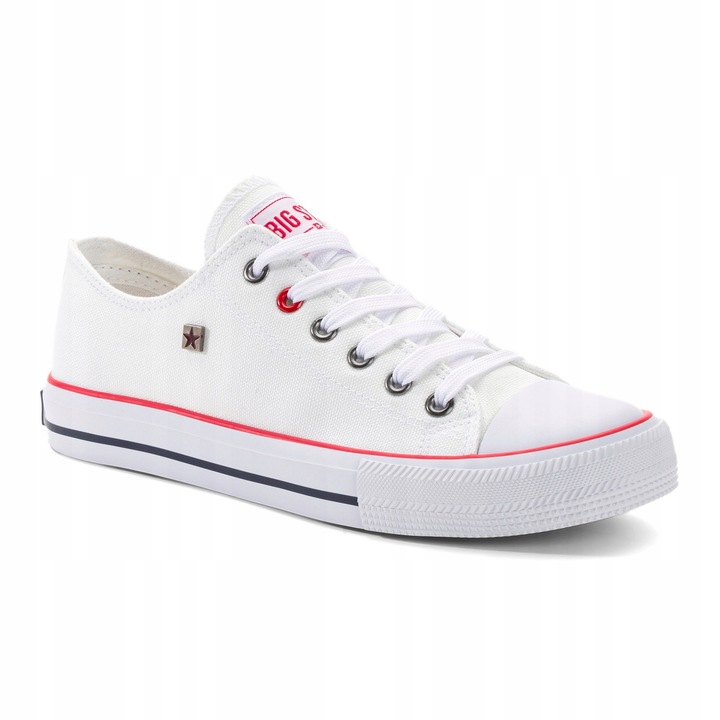 BIG STAR BIAŁE DAMSKIE TRAMPKI T274022 NISKIE 40