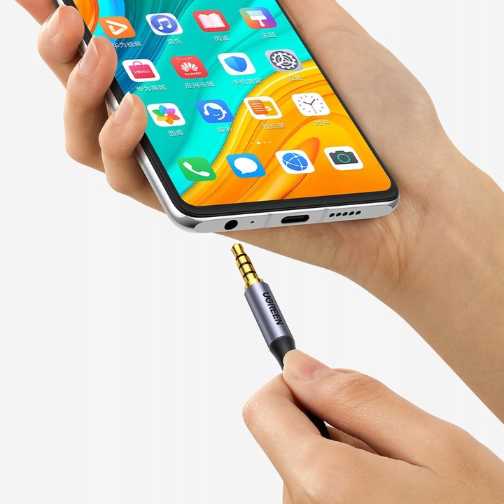 KABEL UGREEN MINI JACK 3.5mm DO MINIJACK 3.5mm PRZEWÓD AUDIO AUX 2M