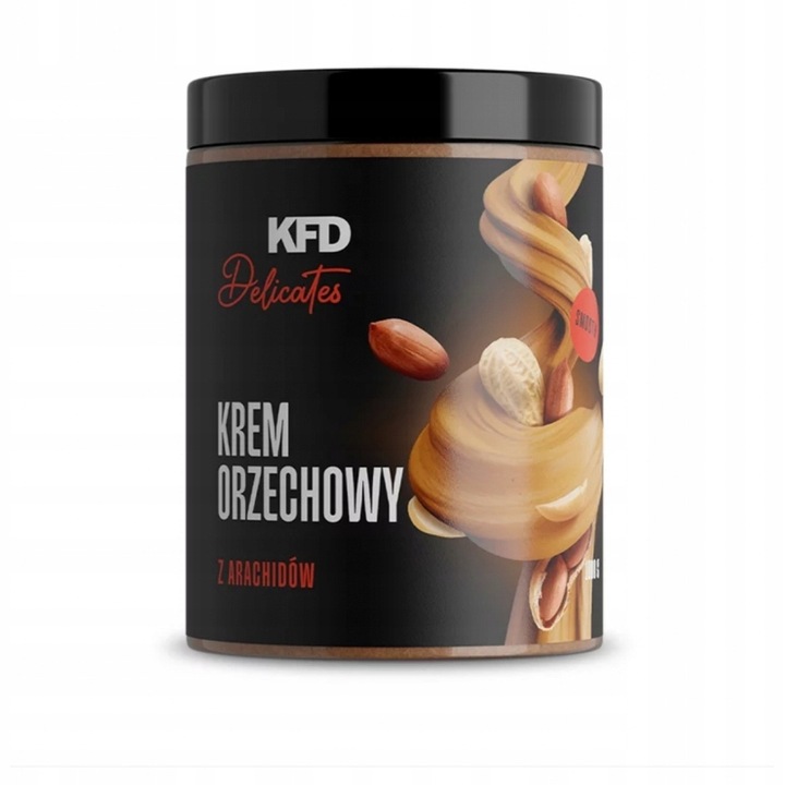 KFD Krem Orzechowy z Arachidów 100% Smooth gładki 1000g