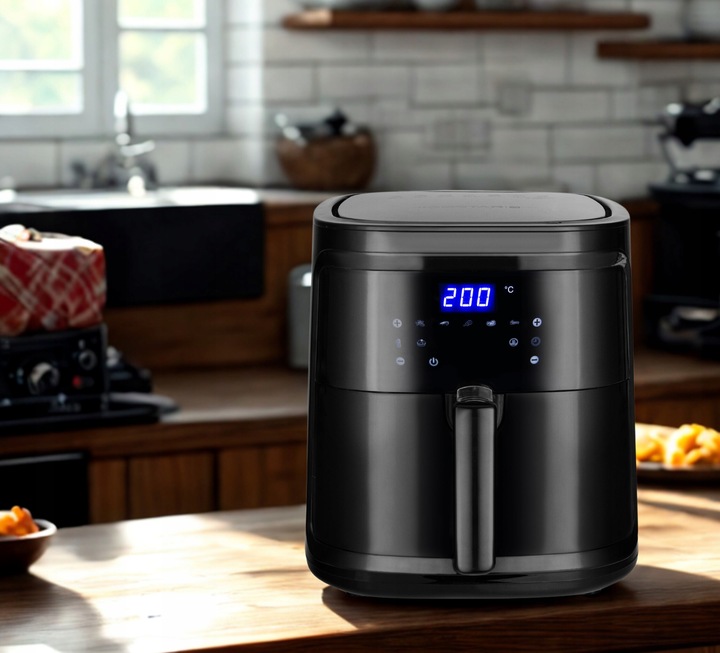 FRYTKOWNICA BEZTŁUSZCZOWA AIR FRYER 7L 1900W XL FRYTOWNICA LCD SMART