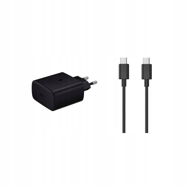 Ładowarka Sieciowa Szybka USB-C 45W PD + Kabel USB-C do USB-C 3.0 2.4A 1m