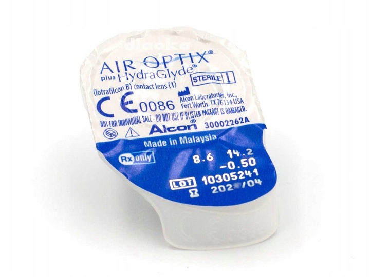 Air Optix Plus HydraGlyde, 6 szt. -3,25