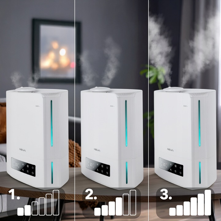 Nawilżacz powietrza ultradźwiękowy dyfuzor zapachowy MILO duży aż 5l