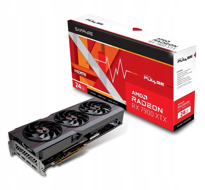 SAPPHIRE PULSE RADEON RX 7900 XTX AMD 24 GB GDDR6