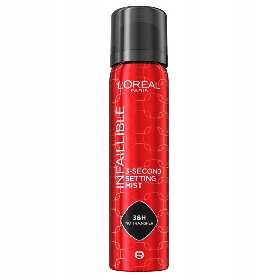 LOREAL Infaillible Setting spray utrwalający makijaż utrwalacz fixer 75ml