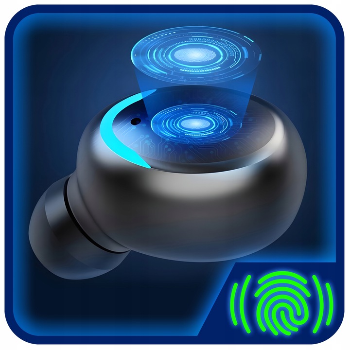 SŁUCHAWKI BEZPRZEWODOWE BLUETOOTH 5.1 F9 - PRO MODEL 2023 TWS + POWERBANK