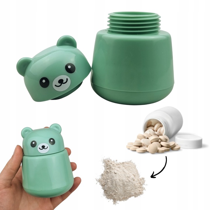 Kruszarka Do Tabletek Gilotyna Rozgniatacz Leków Na Proszek Pastylek Miś