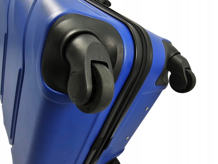 LEKKA WALIZKA PODRÓŻNA ŚREDNIA 4 KÓŁKA POJEMNA 24" - XL - MOCNA