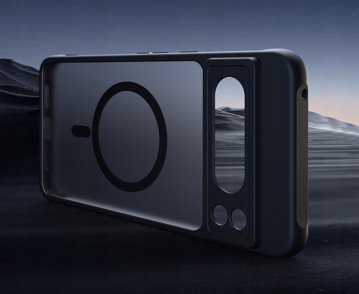 ETUI WZMACNIANE 360° do GOOGLE PIXEL 8 PRO | MAGSAFE CASE | CZARNY MAT