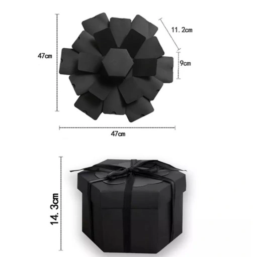 PUDEŁKO NIESPODZIANKA EXPLODING BOX PREZENT URODZINY IMIENINY ZRÓB TO SAM