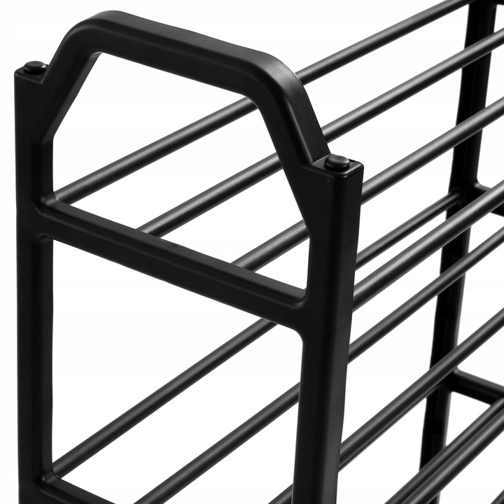 SZAFKA NA BUTY OBUWIE PÓŁKA REGAŁ STOJAK LOFTOWY DO PRZEDPOKOJU CZARNY