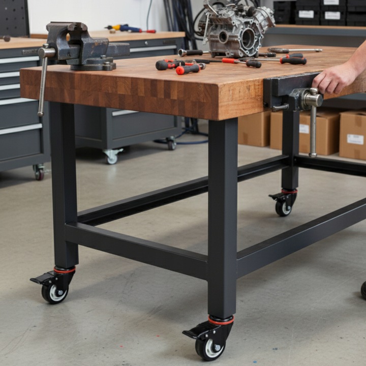 OBROTOWE KÓŁKO 75mm Z HAMULCEM do 460kg TRZPIEŃ Gwint M12x30mm 1szt