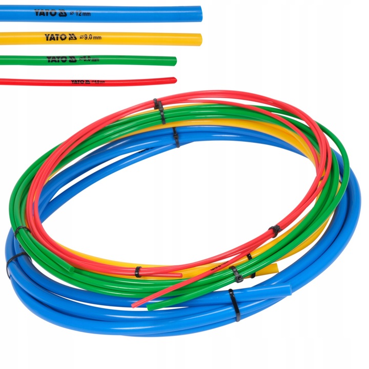 YATO ZESTAW PRĘTÓW DO GIĘCIA RUR WKŁADY 1/4" 3/8" 1/2" 5/8" YT-21860