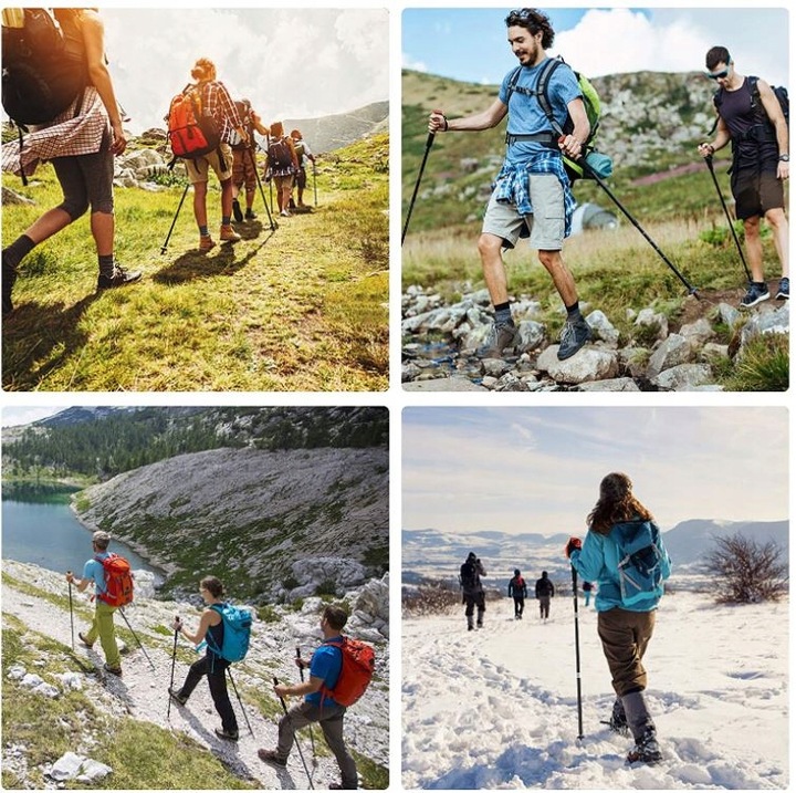 KIJKI DO CHODZENIA NORDIC WALKING ZESTAW PIĘKNE NASYCONE KOLORY+GRATISY