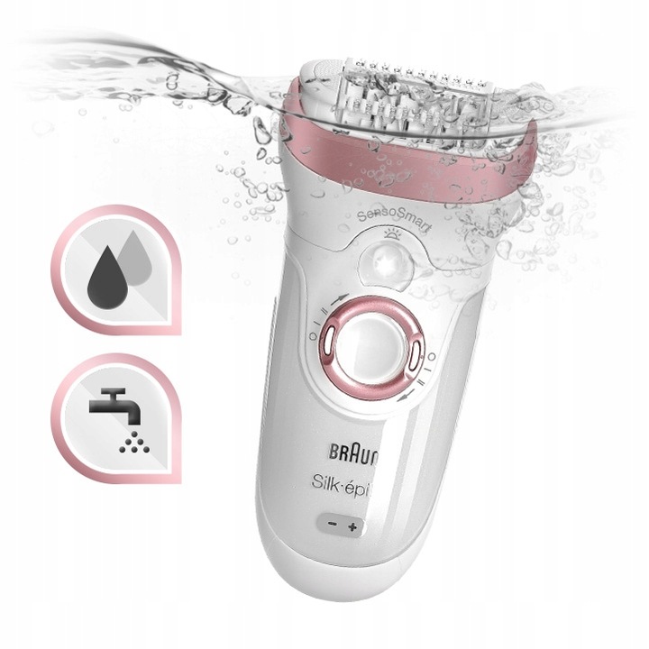 DEPILATOR BRAUN Silk-epil 9 GOLARKA DAMSKA TRYMER DO BIKINI TWARZY NÓG 5w1