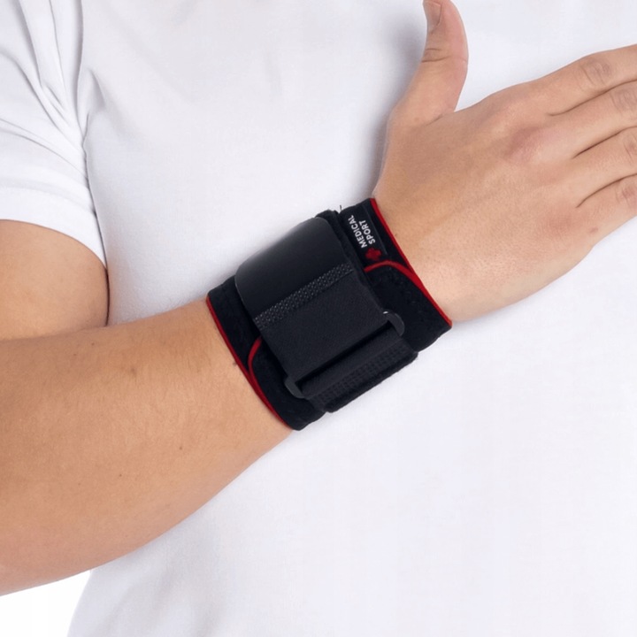 Stabilizator Nadgarstka Opaska Usztywniająca Nadgarstek na Rzep MSupport
