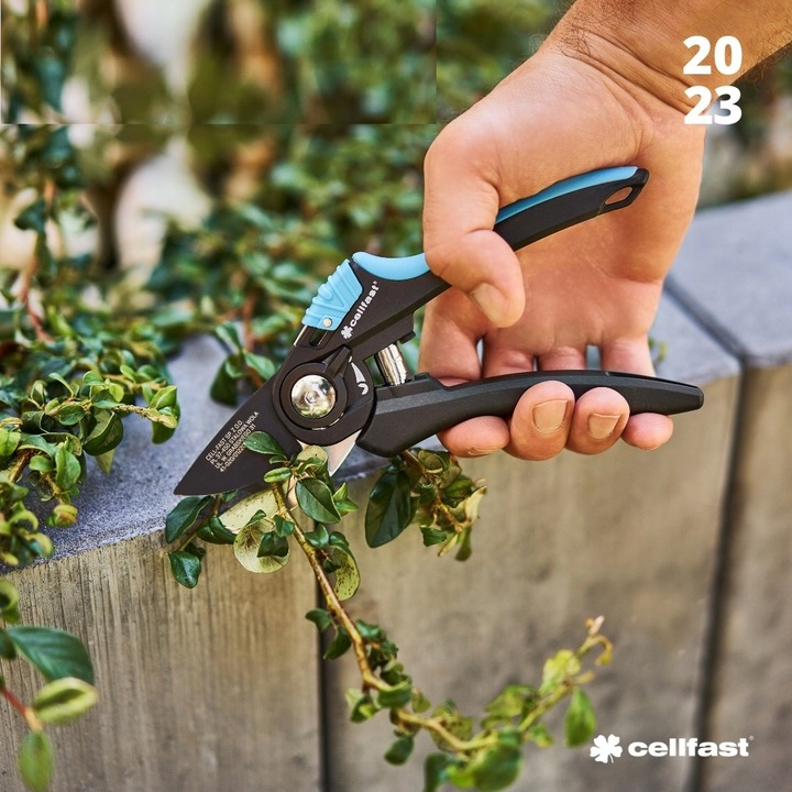 Sekator Ogrodowy Do Krzewów Gałęzi Nożyce Ręczne Kowadełkowe Cellfast