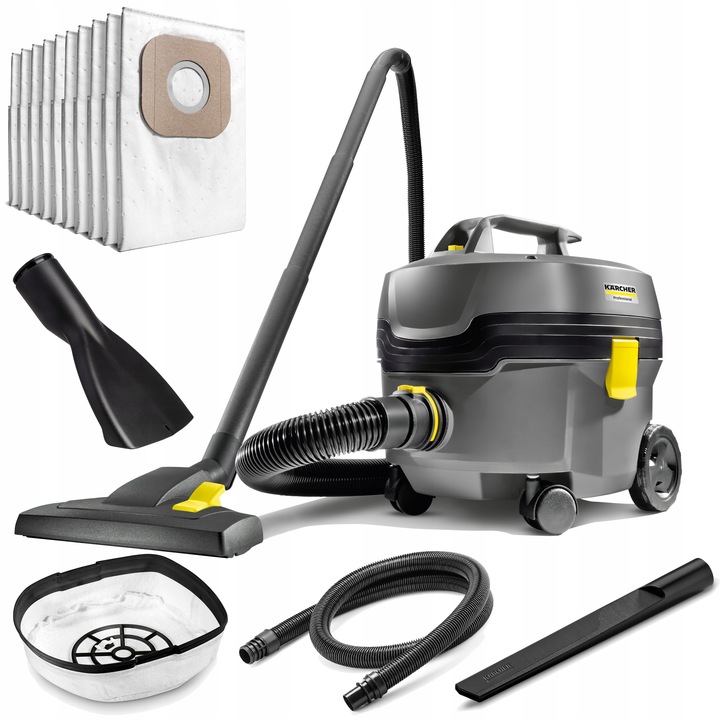 Odkurzacz KARCHER T 7/1 Classic Biurowy + zestaw 2 ssawki 10szt Worków